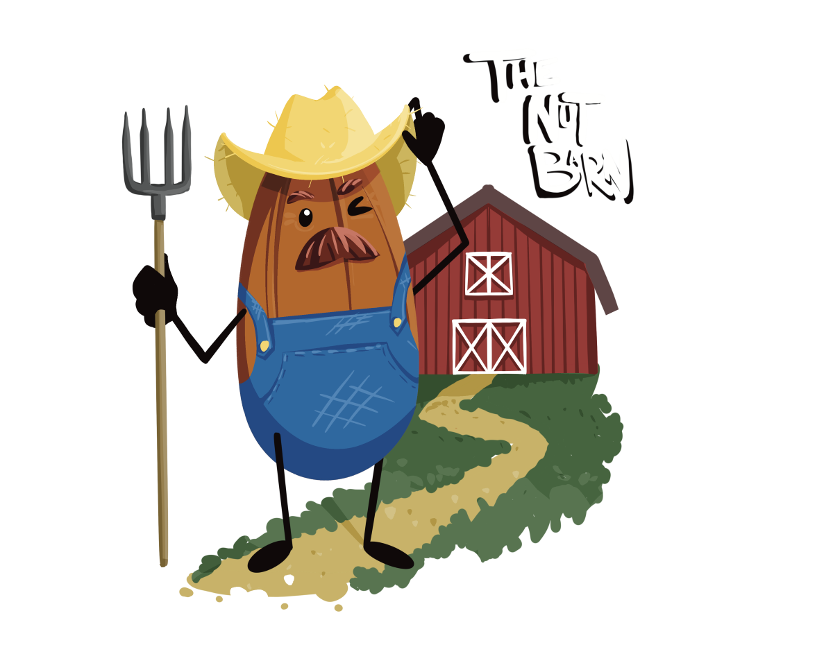 The Nut Barn mascot